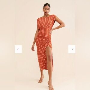 Free People Lakeside Printed Midi Dress